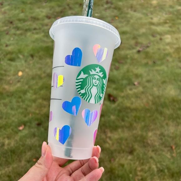 Custom made Starbucks tumbler made on my cricut! - Picture 4 of 7